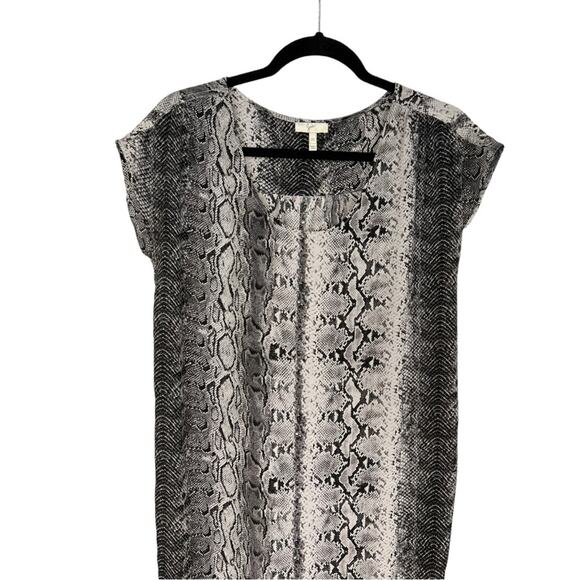Joie Silk Snake Print Shift Dress - Picture 6 of 11